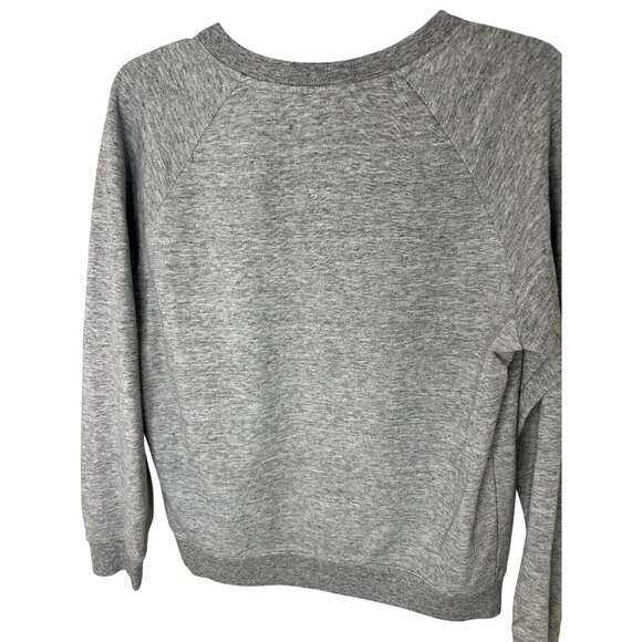 Levis Gray Crewneck Lightweight Sweatshirt With Red Logo Size Small Made Of Soft - Picture 4 of 8